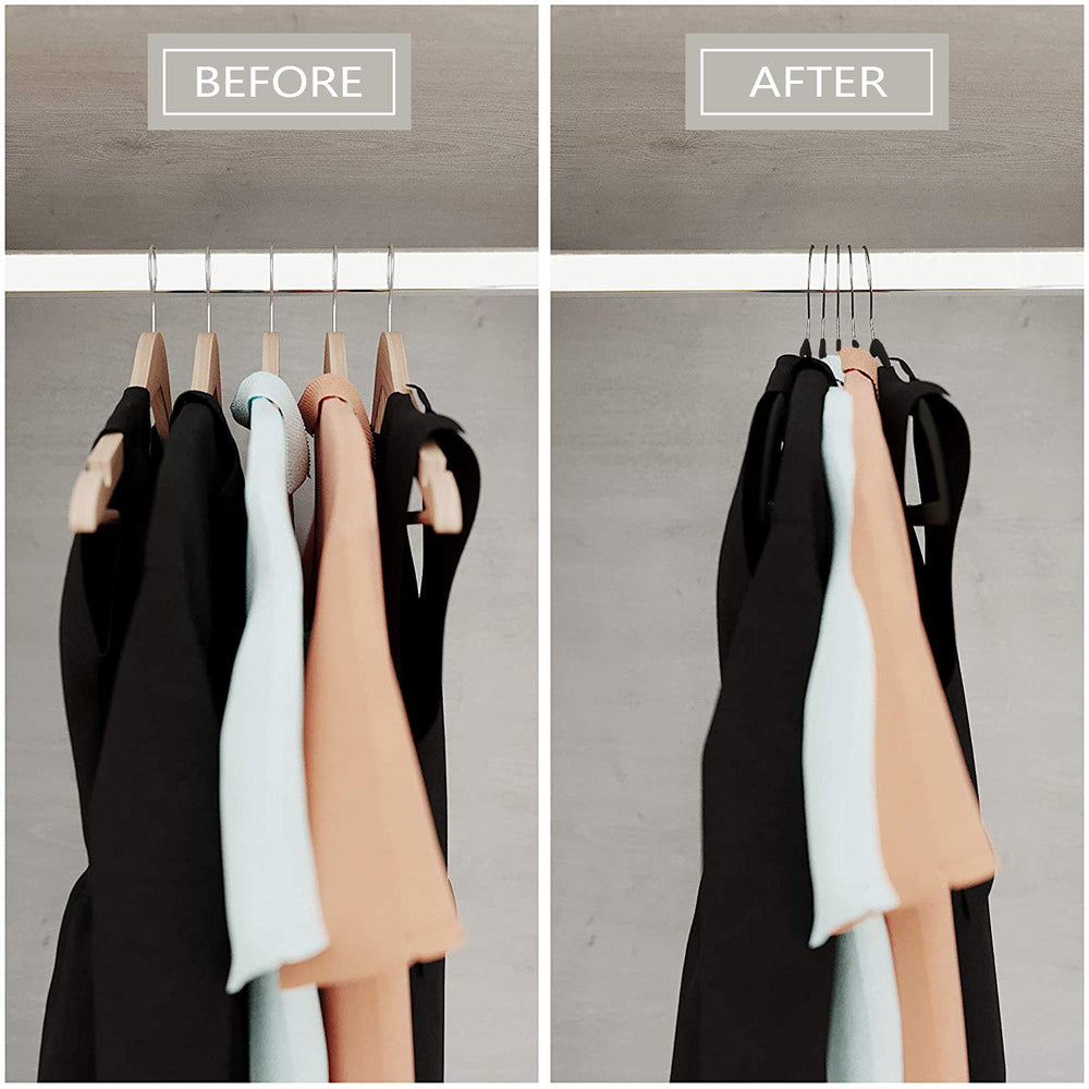 MOERKADA cintre tenant une robe, support délicat sans accrocs