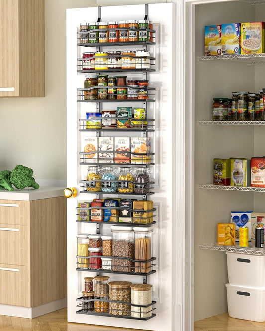 Moforoco face avant de l'organiseur sur porte montrant rangement compact