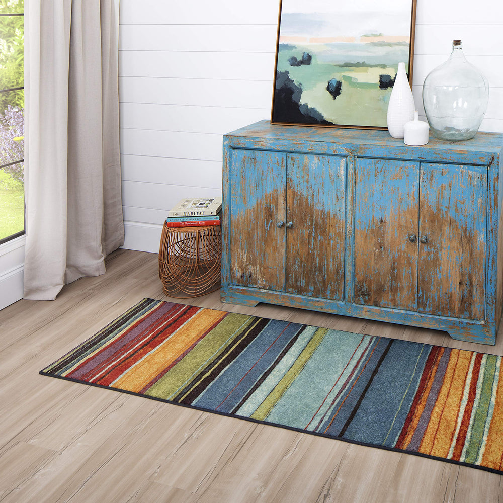 Mohawk Home vue frontale du tapis apportant couleur et style