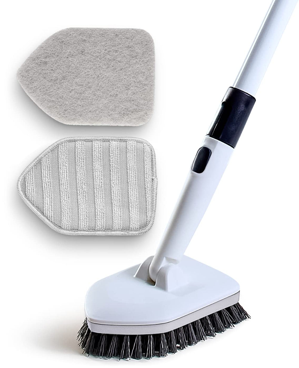 Moku Home vue avant du produit et emballage montrant la brosse complète, gain de temps