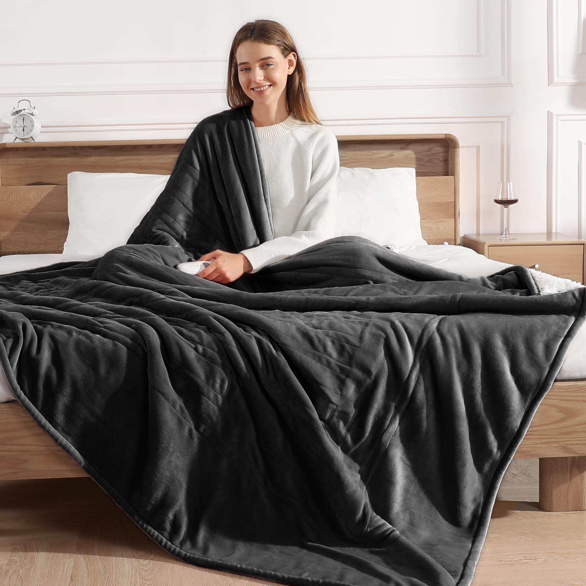 Molatink couverture avec emballage élégant, cadeau chaud et pratique