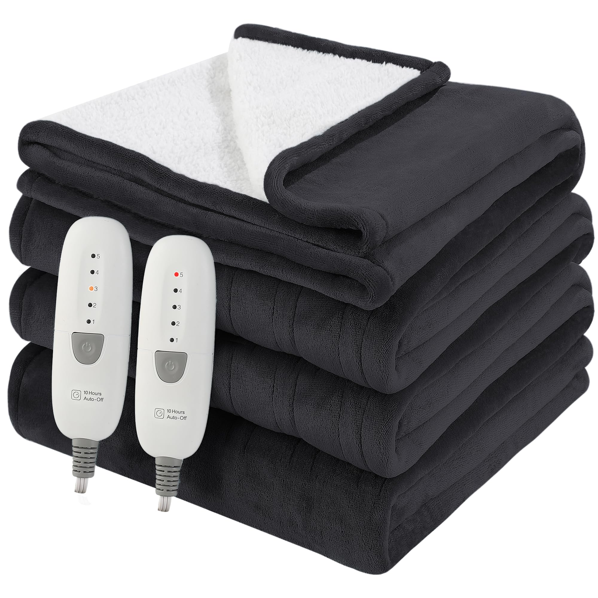 Molatink couverture sherpa moelleuse en gros plan apportant chaleur confortable