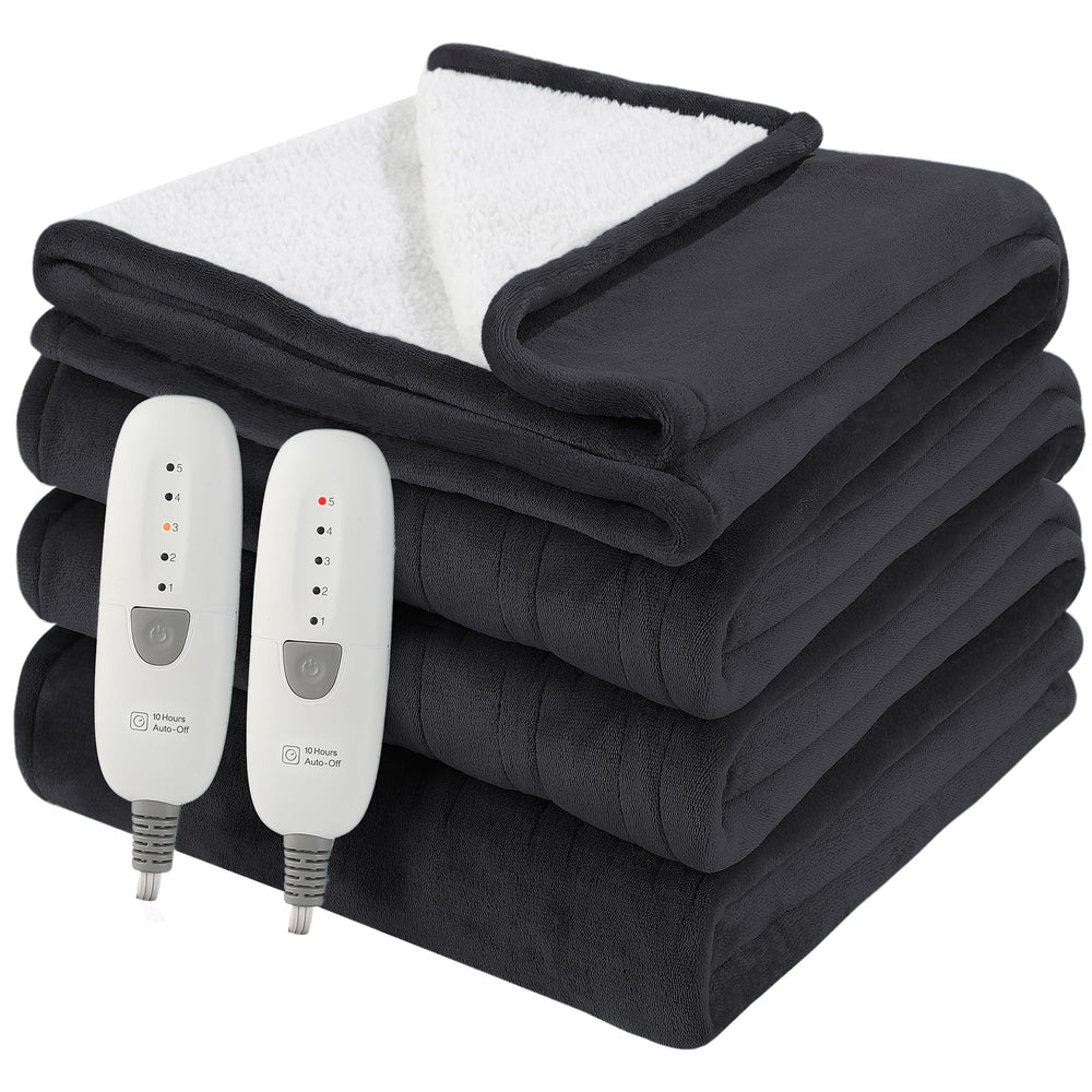 Molatink couverture sherpa moelleuse en gros plan apportant chaleur confortable