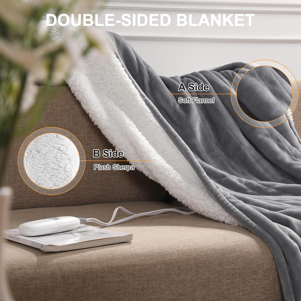 Molatink double contrôle sur lit partage offrant chaleur adaptée aux deux