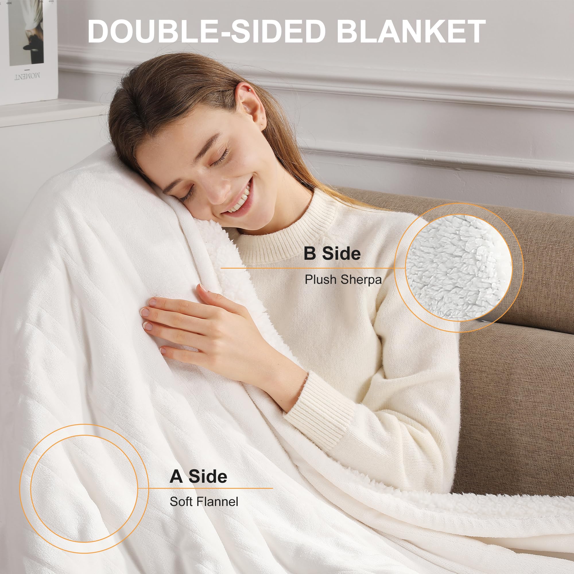 Molatink côté sherpa en gros plan pour confort moelleux immédiat
