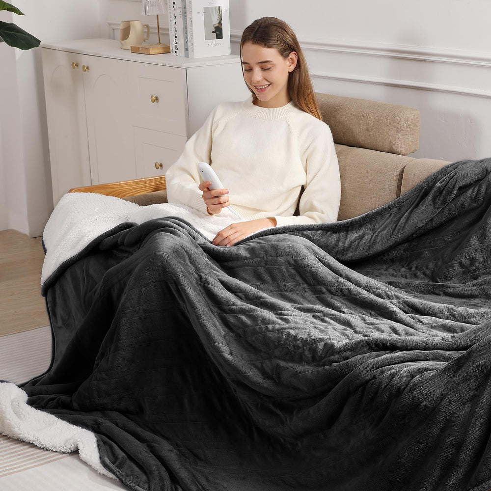 Molatink couverture utilisée sur canapé pour confort immédiat