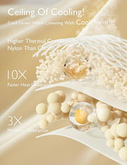 Momcozy couette étalée sur lit King/Cali pour couverture généreuse