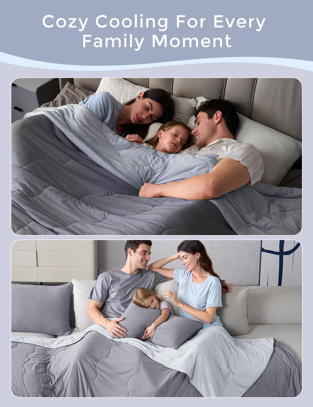 Momcozy mise en scène chambre montrant style sobre et atmosphère apaisante