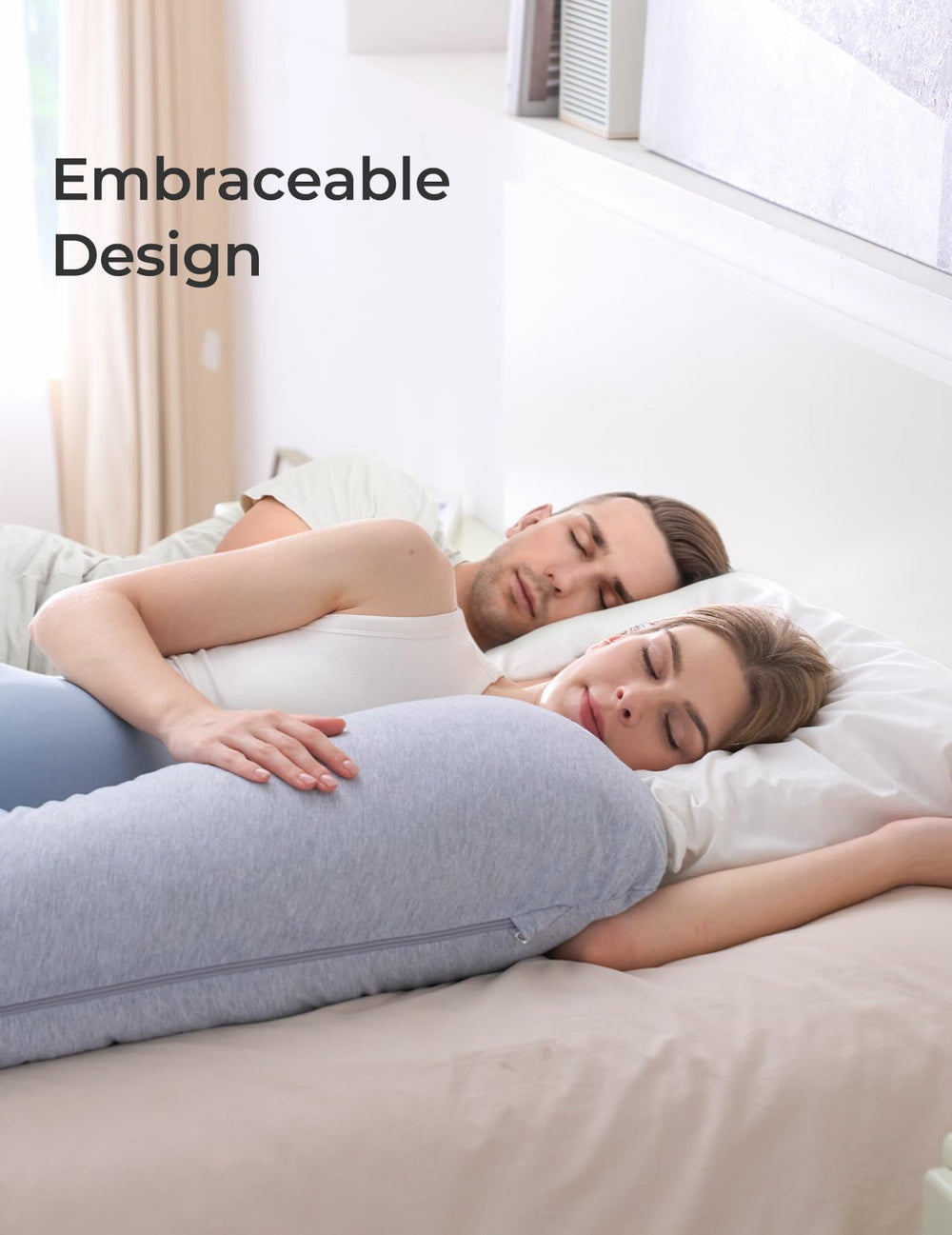 Momcozy fermeture éclair large facilitant retrait de la housse