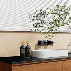MOMEEMO verre noir texturé, finition résistante et facile à nettoyer