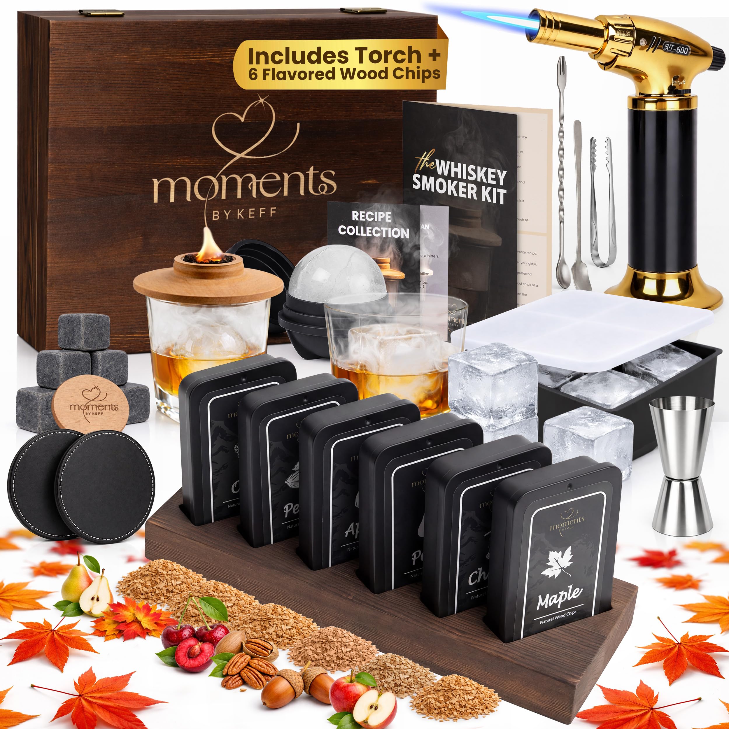 Moments by KEFF coffret ouvert montrant tous les éléments, idéal pour offrir