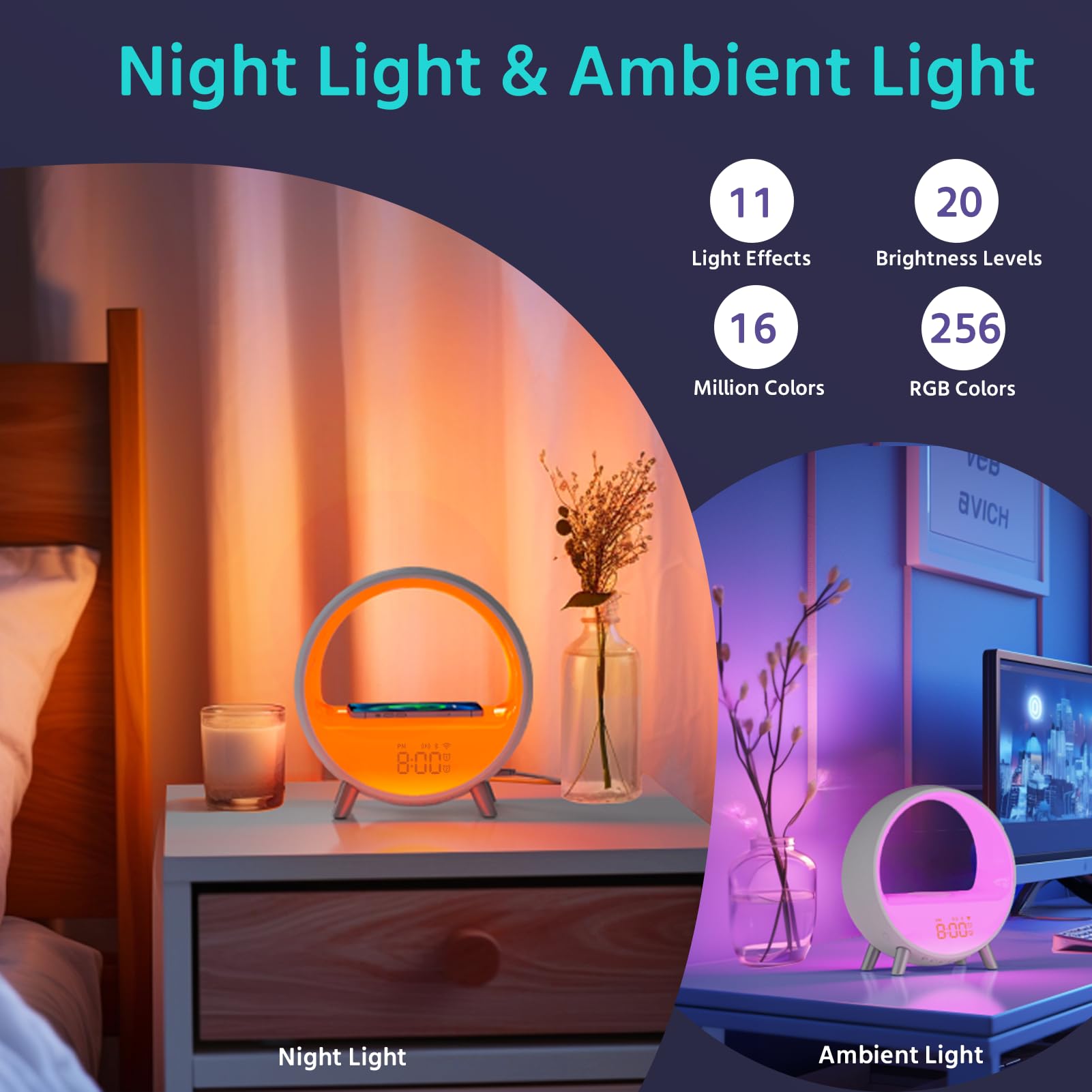 MOMILLA palette d'effets lumineux, personnalisation d'ambiance