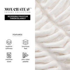 Mon Chateau plaid drapé sur canapé ajoutant chaleur cosy