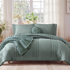 Monbix vue d'ensemble de l'ensemble complet sage pour un lit Full, aspect harmonieux