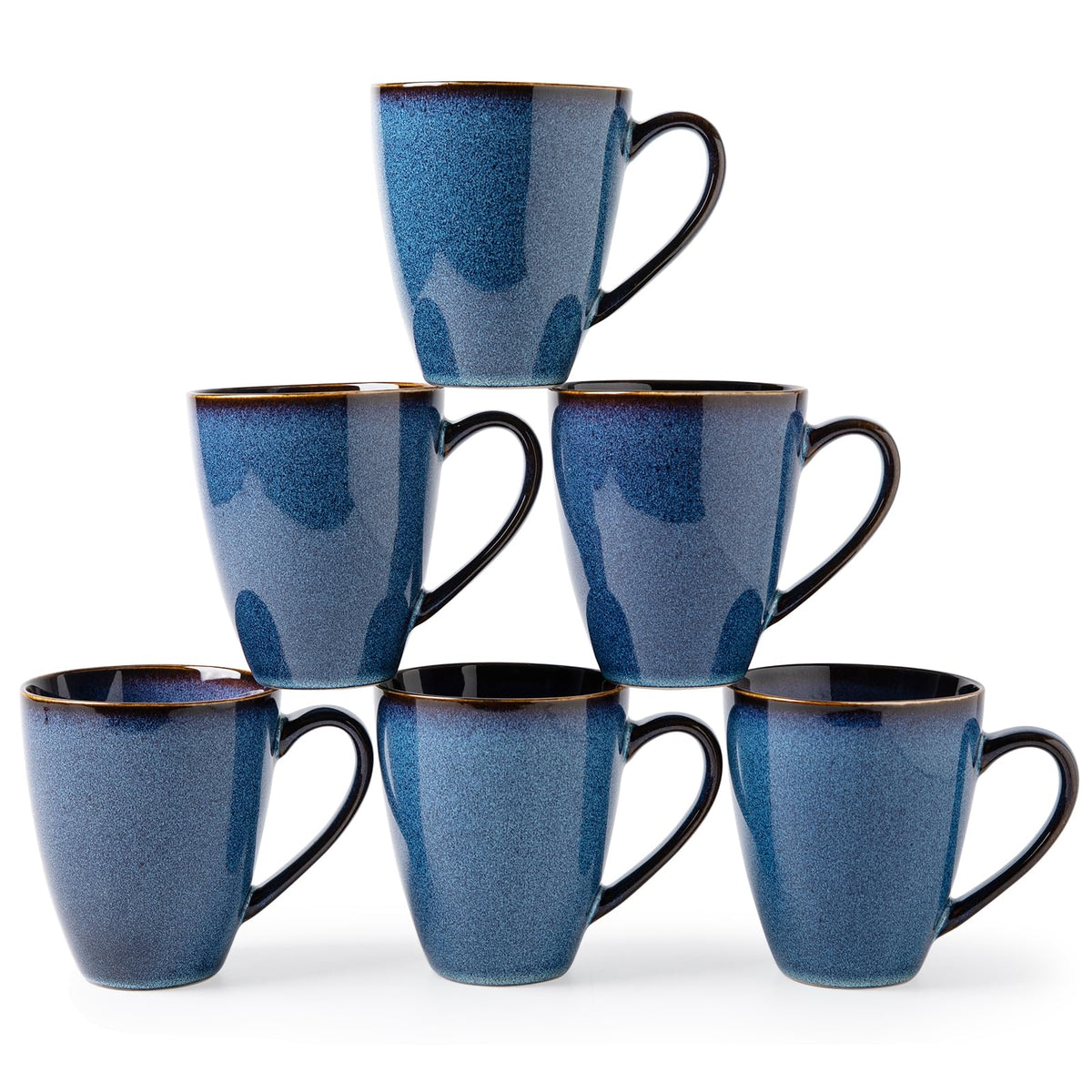 MONITO tasse face bleu étoilé montrant design unique et charme