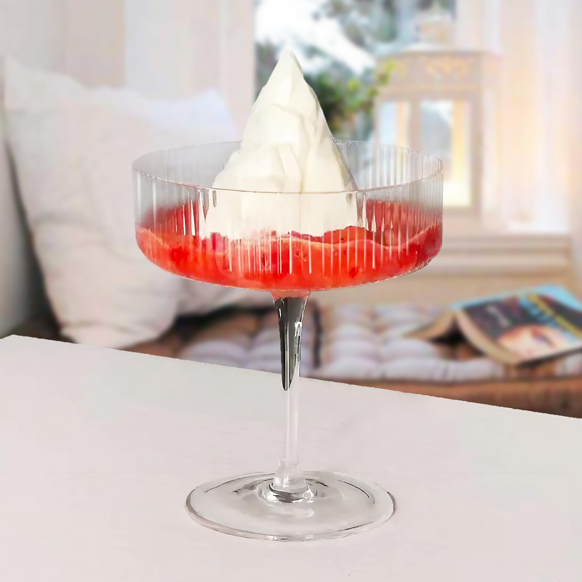 Montex coupe servie avec espresso martini, rendu visuel amélioré