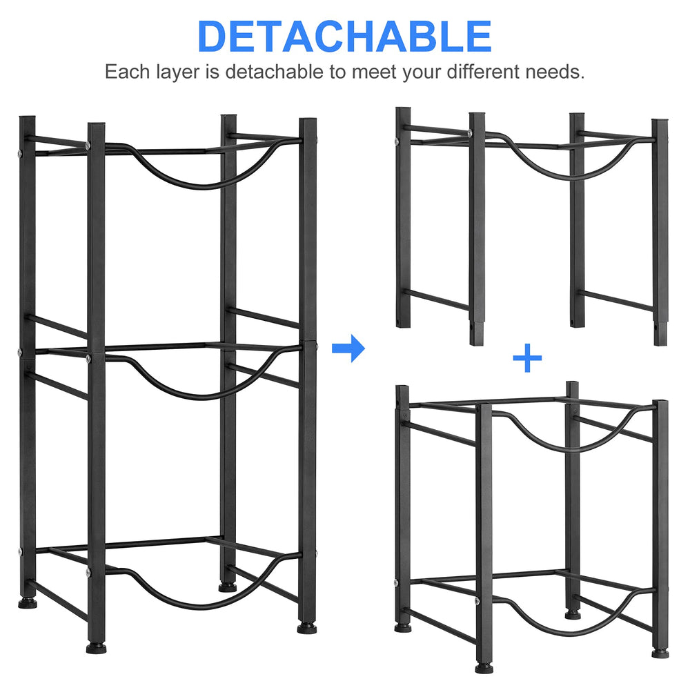 MOOACE configuration détachable montrant deux niveaux pour petit espace