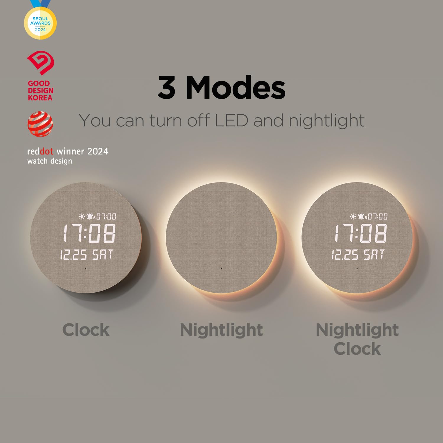 mooas détail bois montre finition cadre naturel et qualité tactile