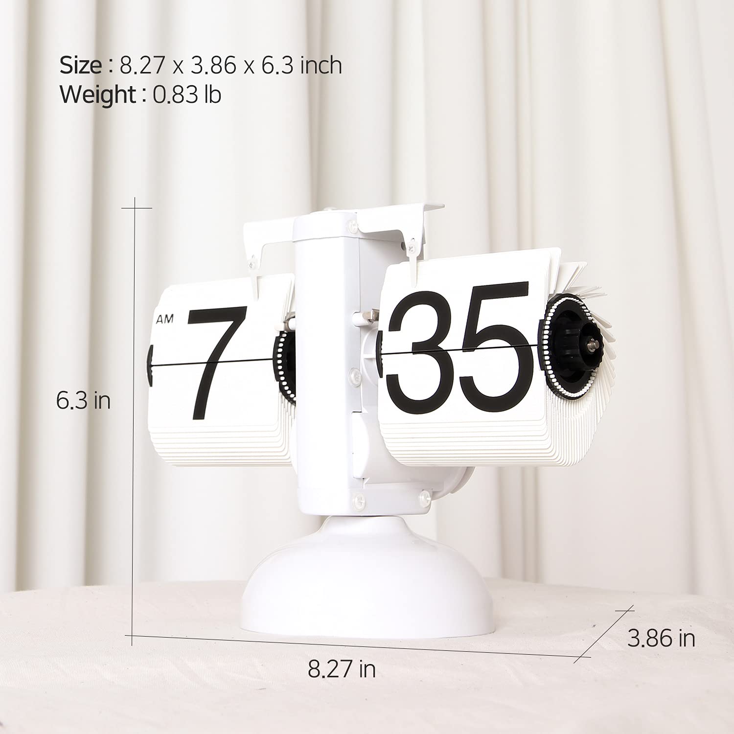 mooas horloge clapet manuel ouvert avec instructions pour remise en place