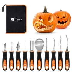 Moocii vue de face du kit complet montrant les dix outils et la boîte, praticité garantie