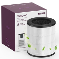 MOOKA image avant du filtre montrant l'emballage, facilite l'identification et achat sûr