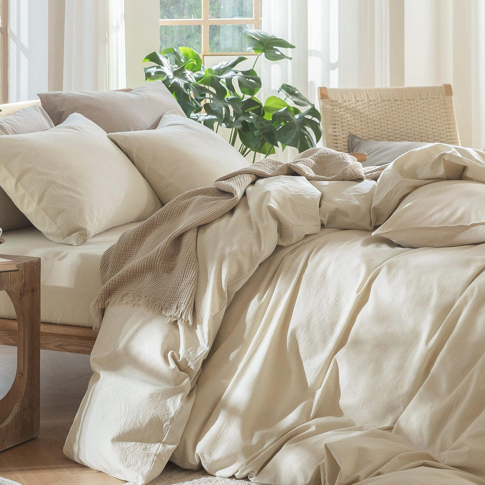 MooMee chambre stylisée montrant harmonie déco et facilité d'entretien