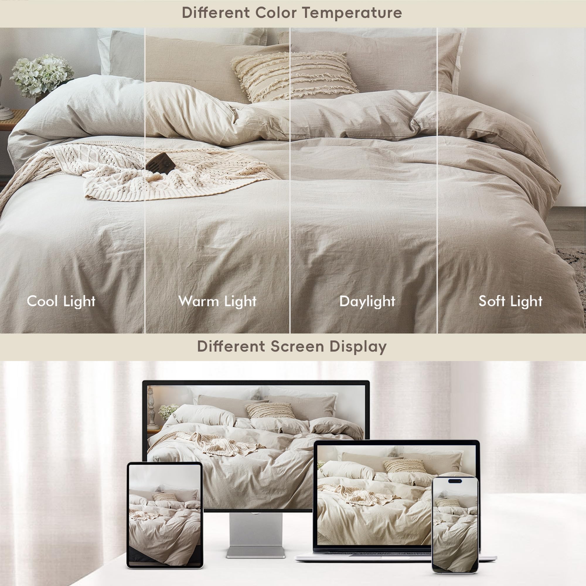 MooMee comparaison taille montrant dimensions King et retombée élégante