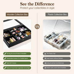 Mooncraftlogy couvercle acrylique transparent exposant objets tout en protégeant