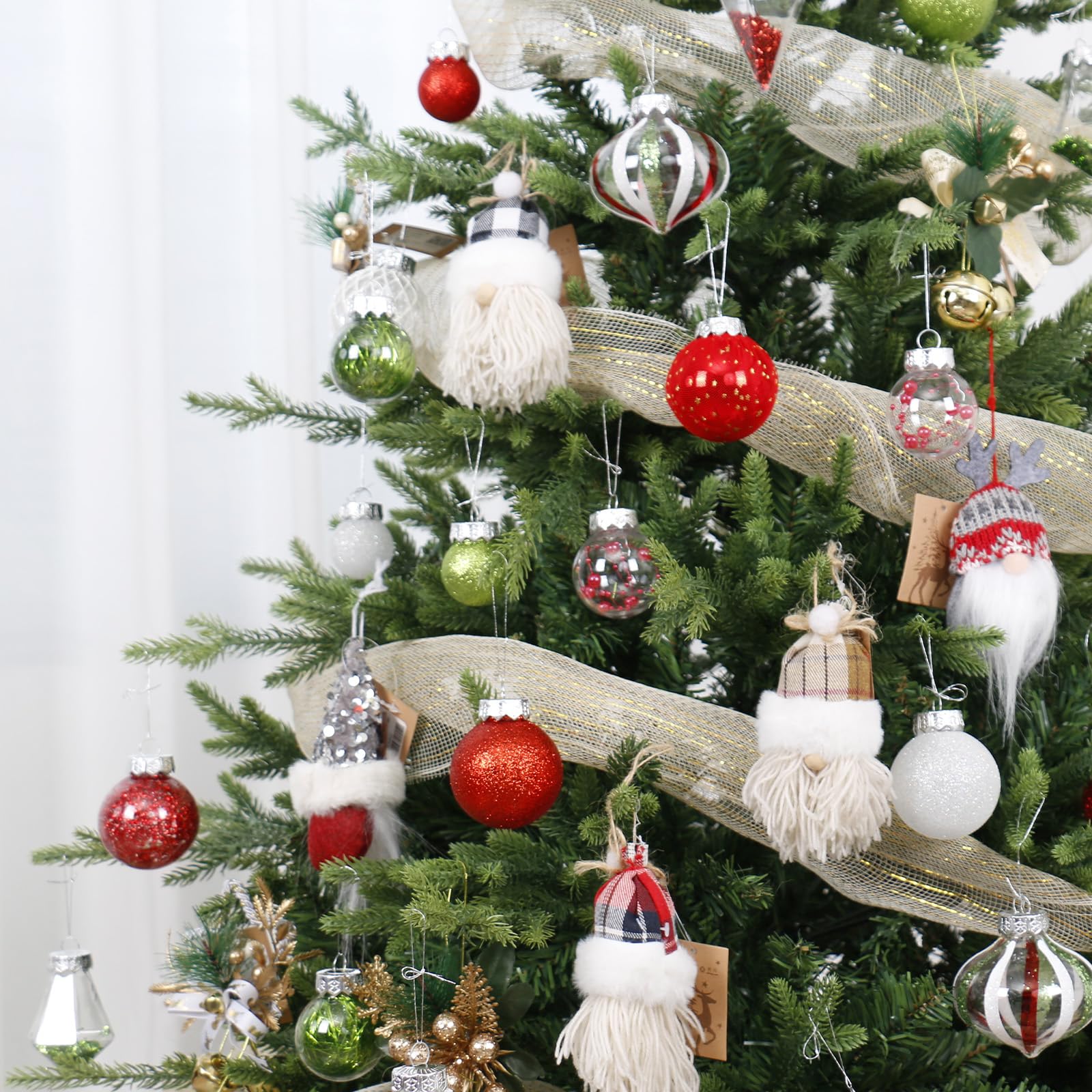 MoonXmas boules suspendues au sapin apportant harmonie lumineuse
