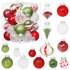 MoonXmas image avant de la boîte montrant 34 ornements pratiques