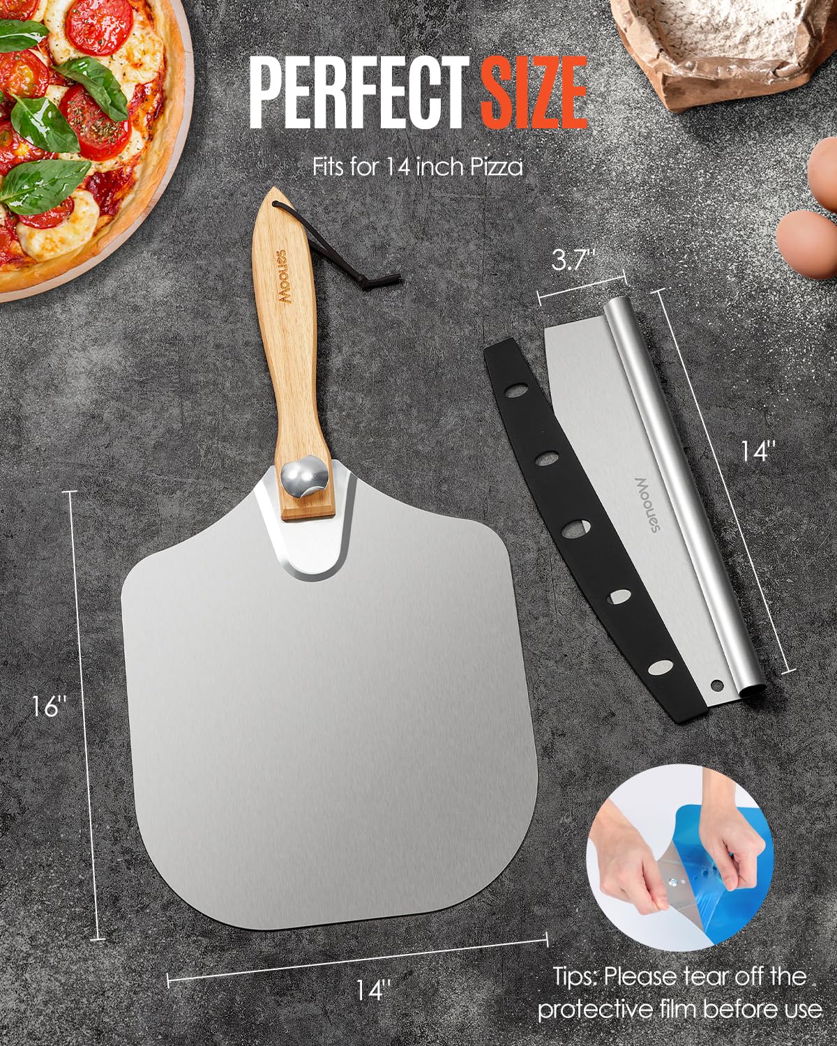 Mooues lame aluminium montrant surface lisse et glissement facile
