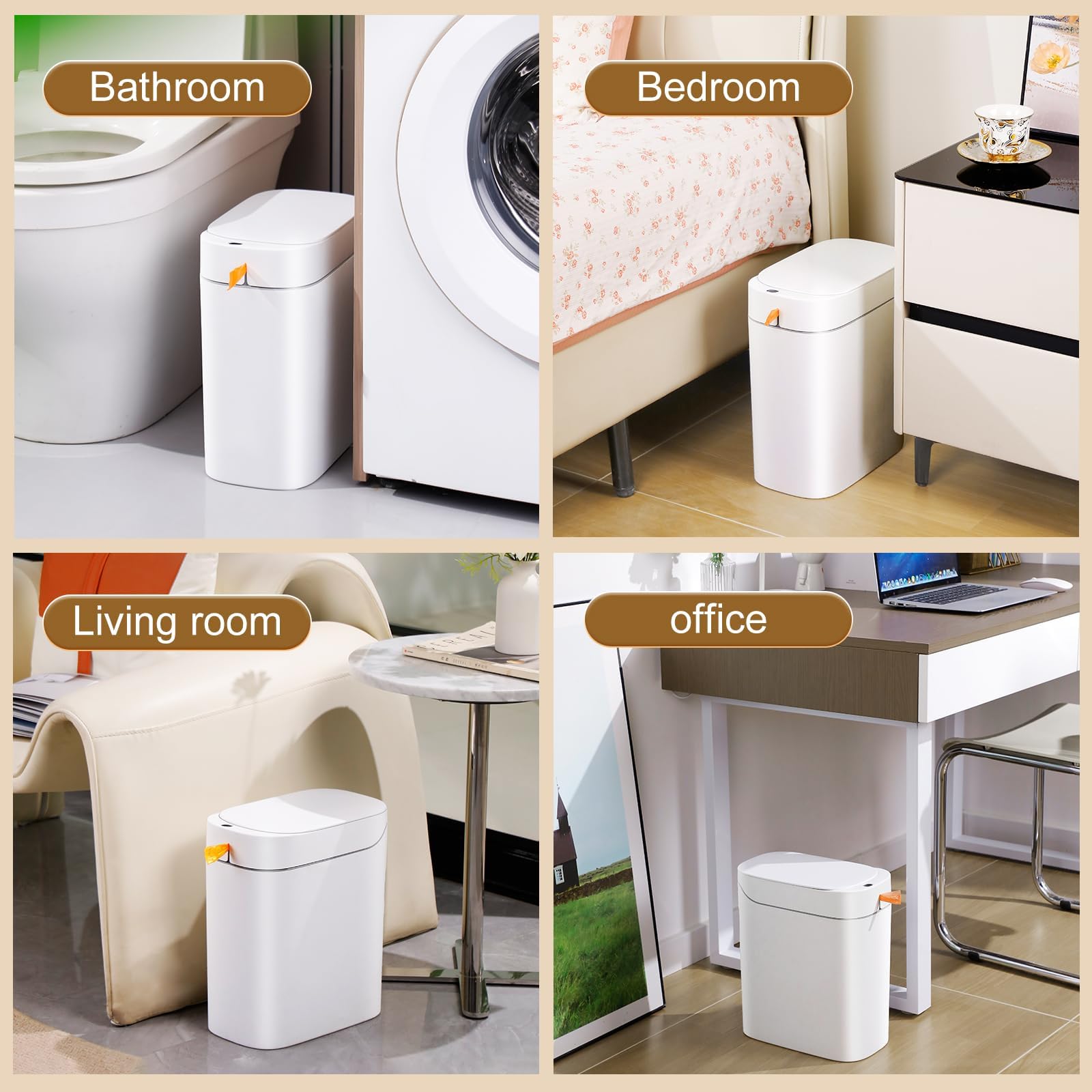 MOPALL comparaison d'échelle près d'une chaise montrant taille compacte adaptée aux petits espaces