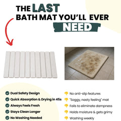 MOPHONICHOME tapis placé à la sortie de douche assurant sécurité