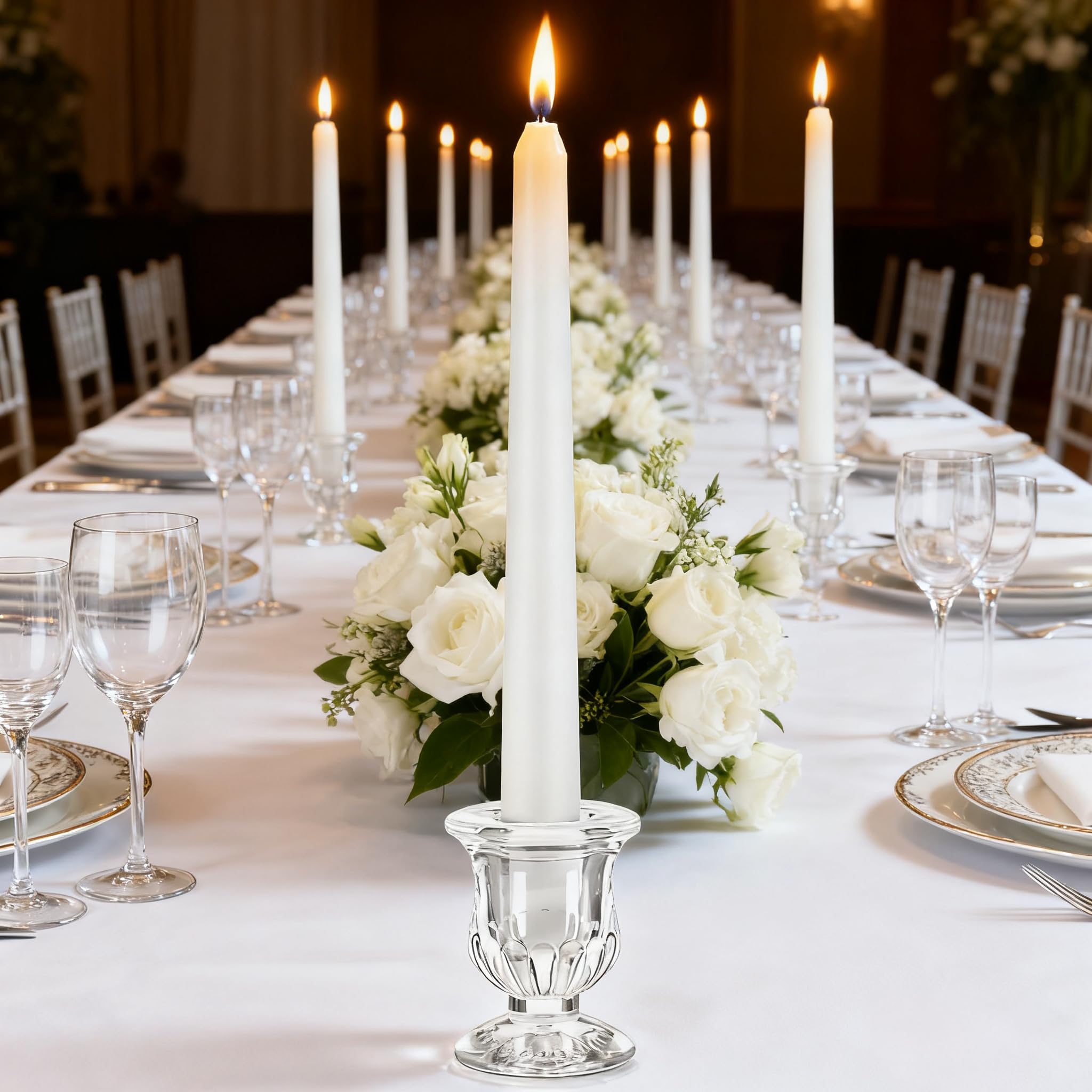 MOQRUAO porte-bougies en situation sur table festive