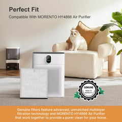 MORENTO coton électrostatique en détail pour capturer plus de particules