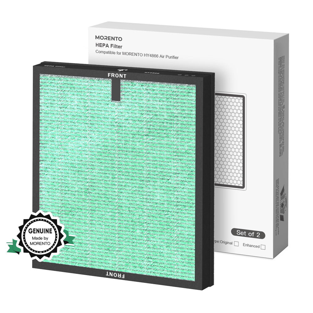 MORENTO vue avant du pack de filtres HY4866 pour remplacement rapide