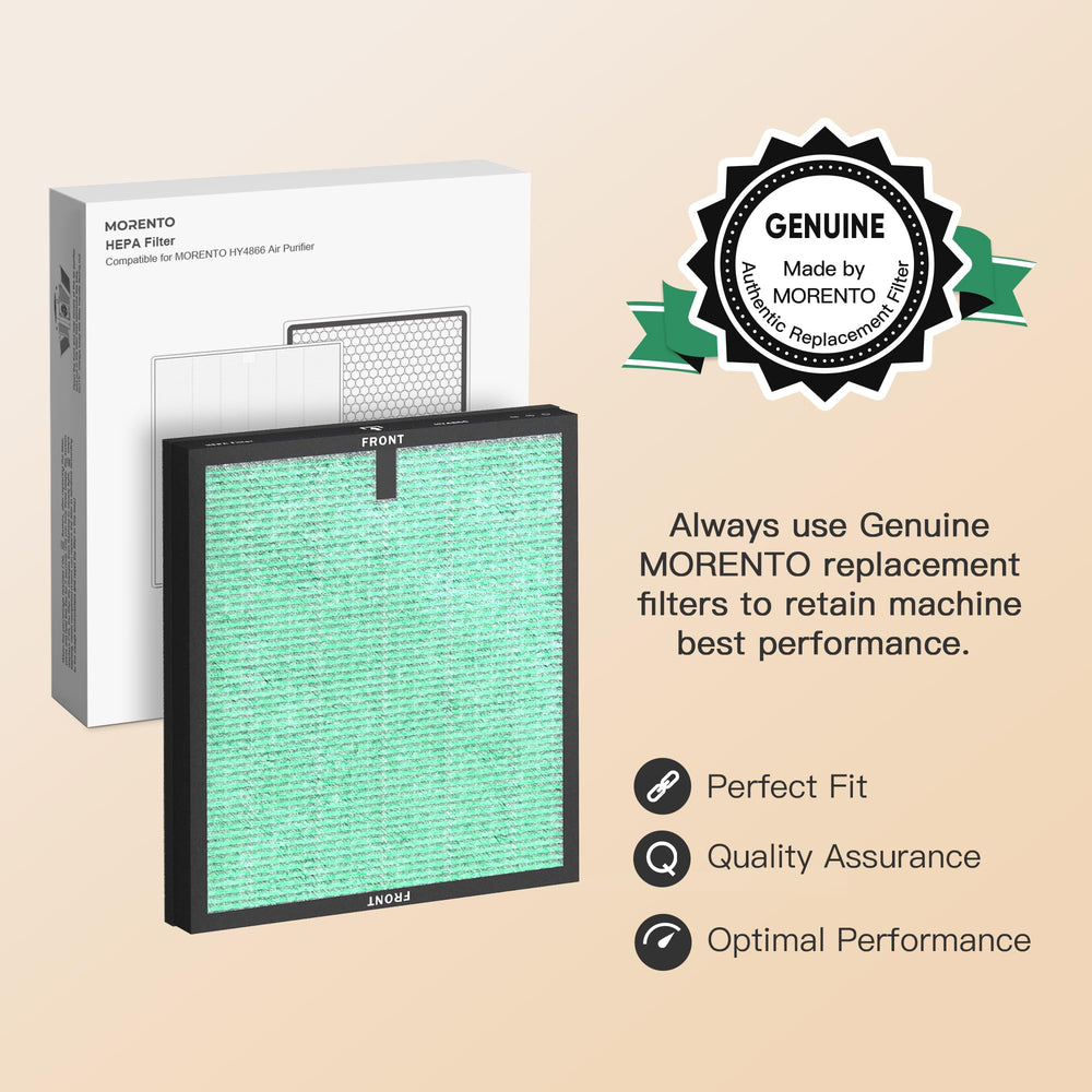 MORENTO coupe transversale montrant couches 4-en-1 et meilleure filtration