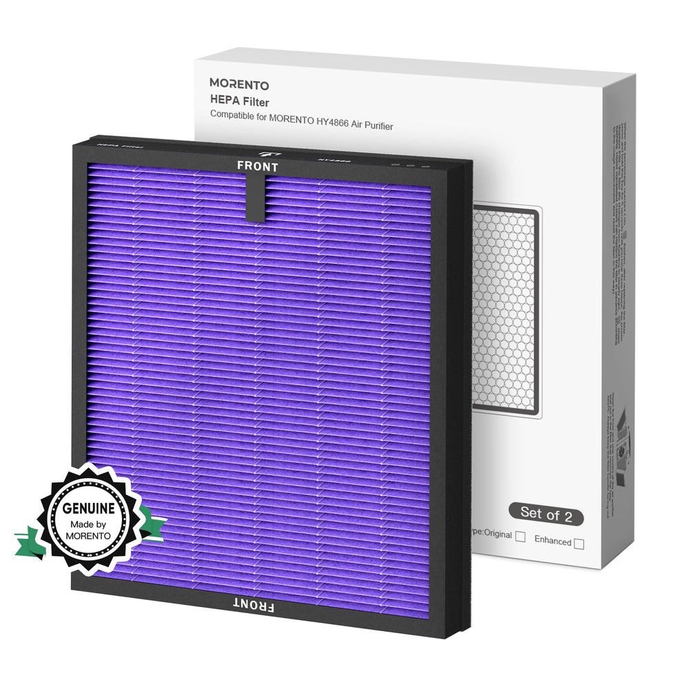 MORENTO emballage HY4866 face montrant authenticité et protection