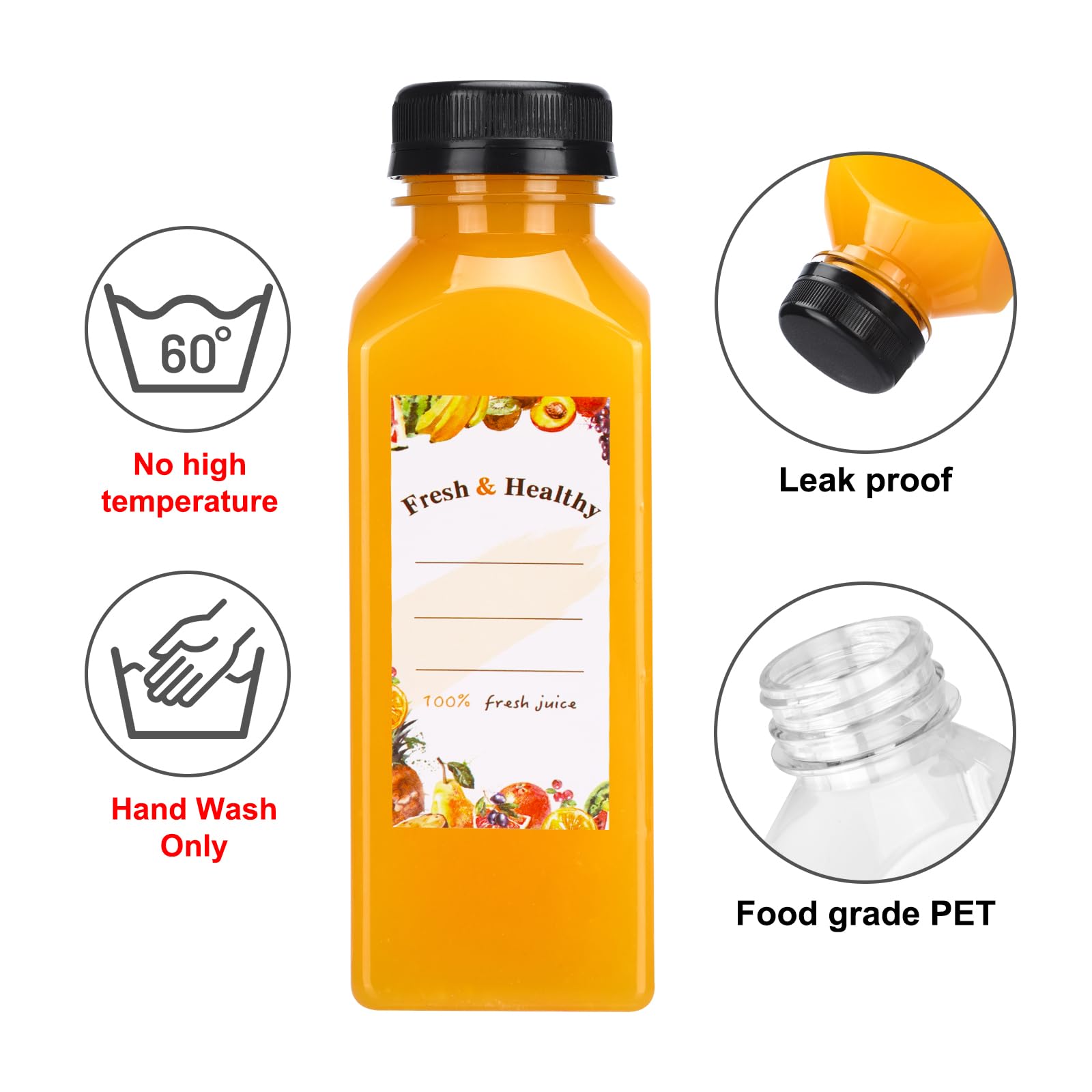 Moretoes texture plastique PET résistante illustrant solidité et légèreté
