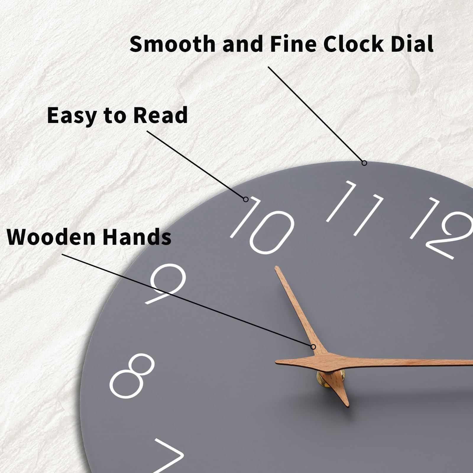 Mosewa horloge en salon design moderne apaisant