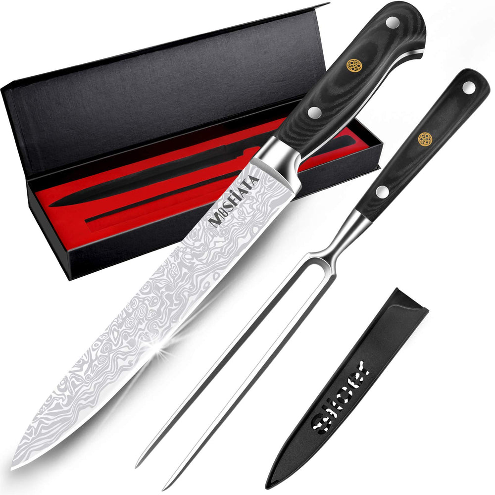 MOSFiATA couteau 8" avant emballage bénéfice: précision de coupe