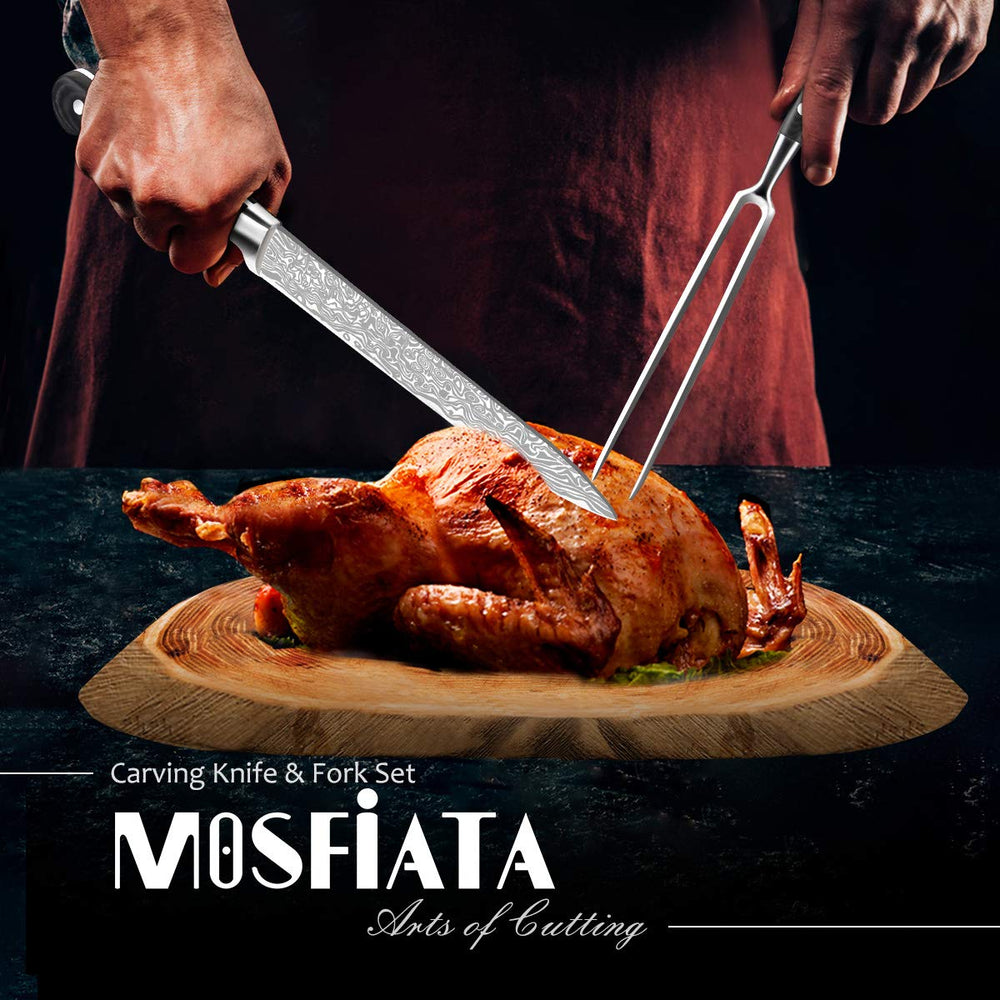 MOSFiATA fourche 7" gros plan bénéfice: maintien sécurisé des aliments