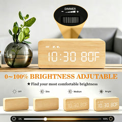 MOSITO écran LED montrant heure et température lisibilité nocturne