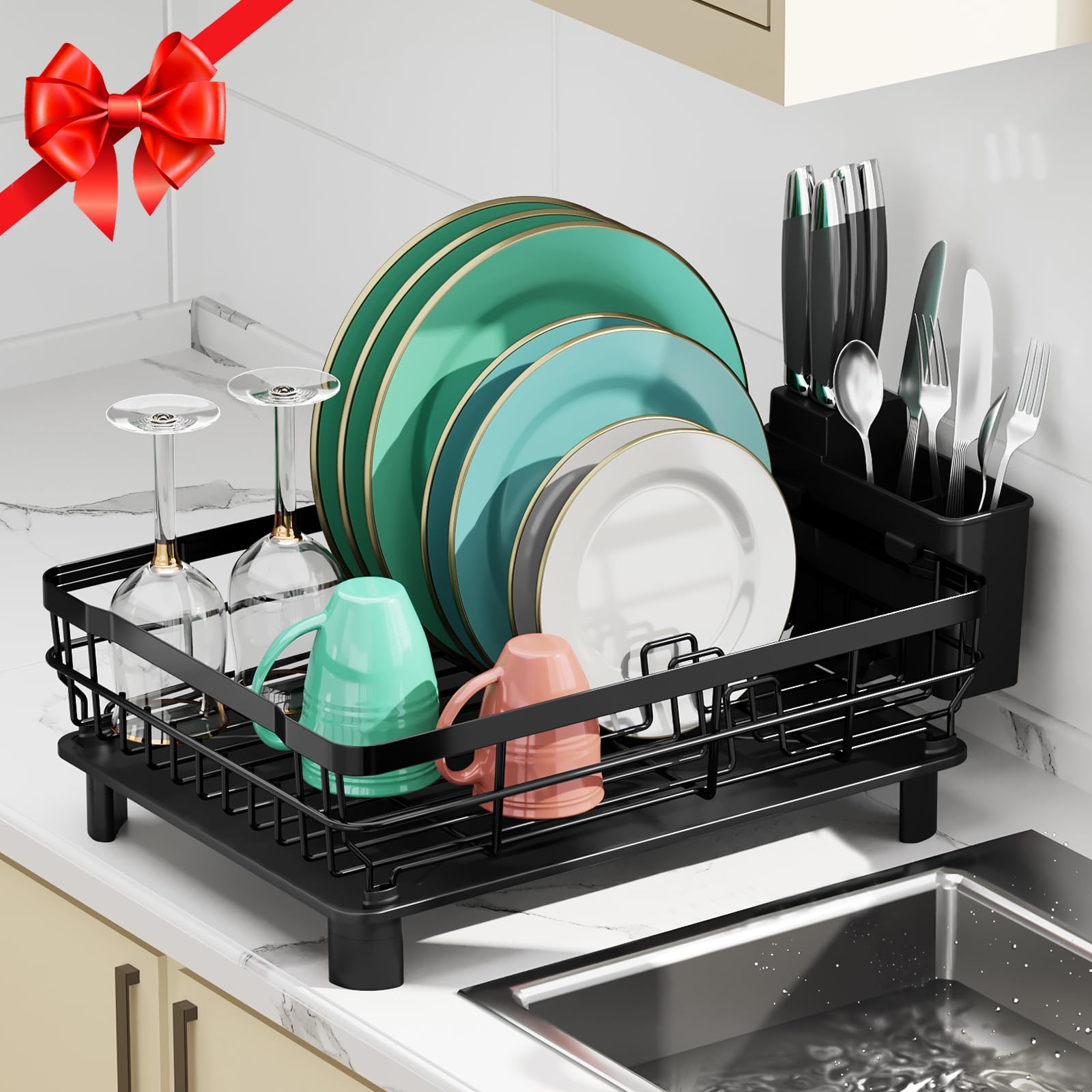 MOUKABAL égouttoir intégré en cuisine moderne pour esthétique pratique