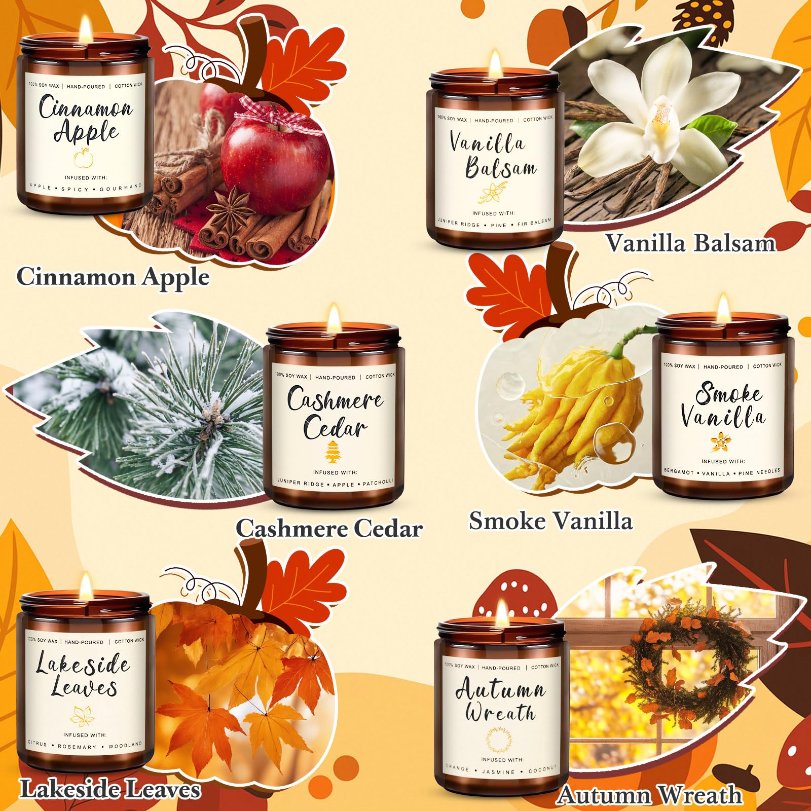 MOULENGGU gros plan Cinnamon Apple, arôme épicé et réconfortant