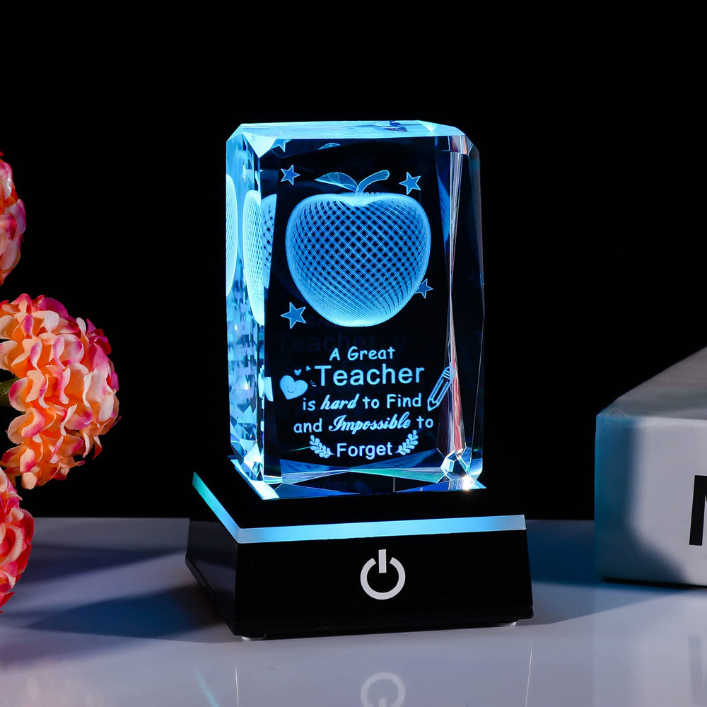 Movdyka socle LED allumé montrant couleurs changeantes et ambiance