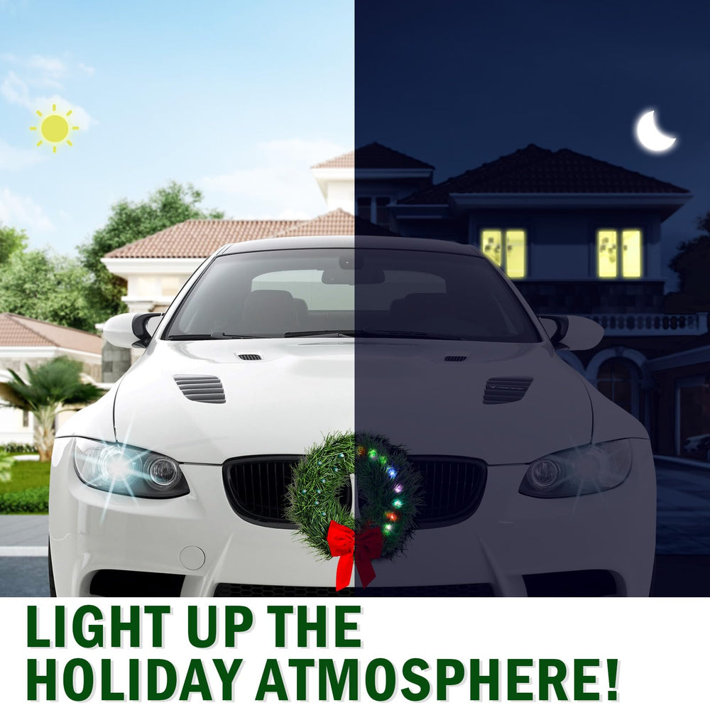 moveland voiture décorée en hiver illustrant durabilité et ambiance