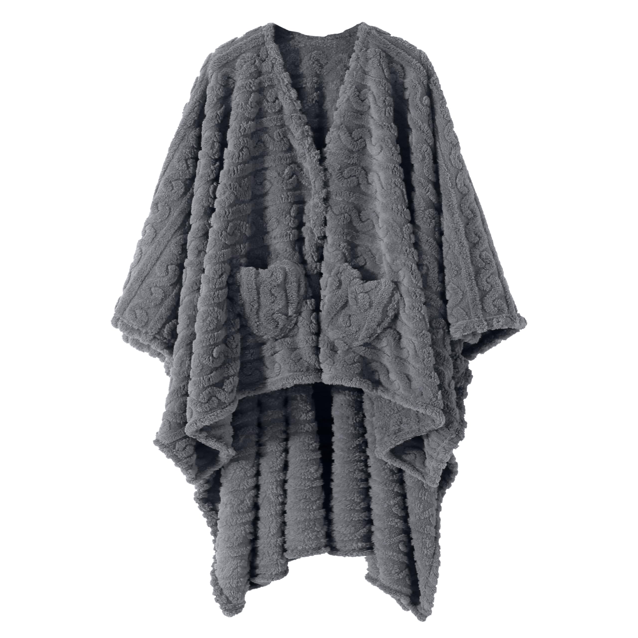 Mowkim châle portable face avant montrant coupe cape et confort