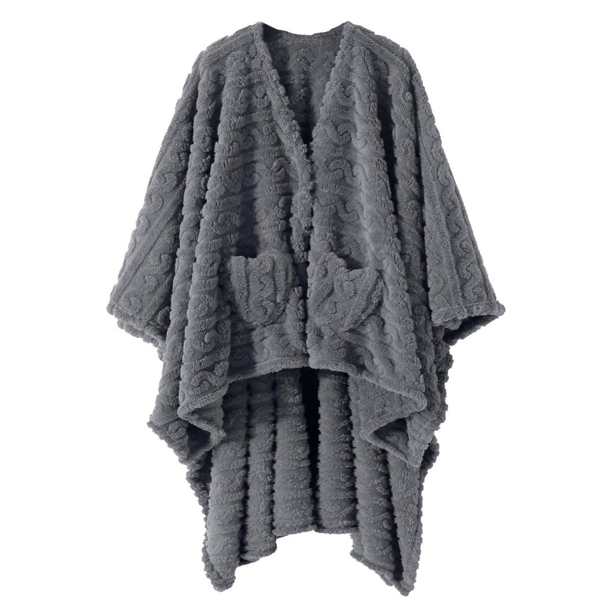 Mowkim châle portable face avant montrant coupe cape et confort