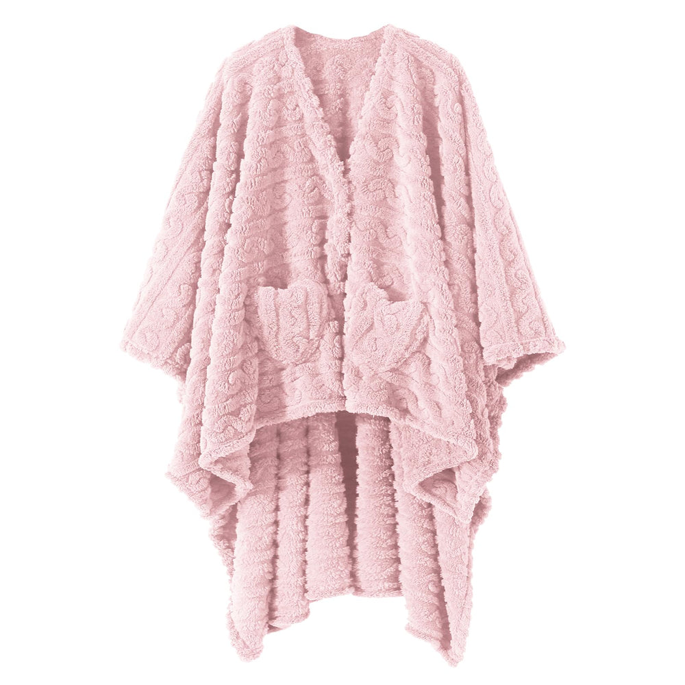 Mowkim plaide face visible montrant coupe cape et confort